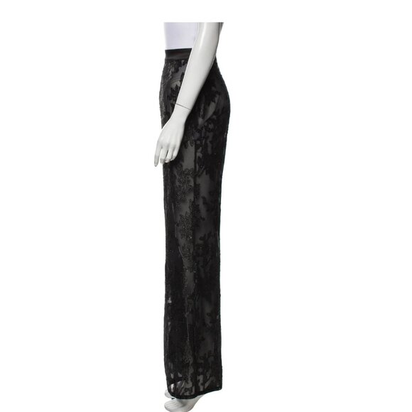 LPA Patterned Sheer Wide Leg Pants Size: S - Picture 2 of 3